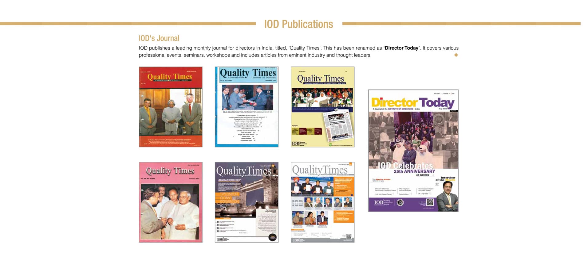 Institute of Directors Journey