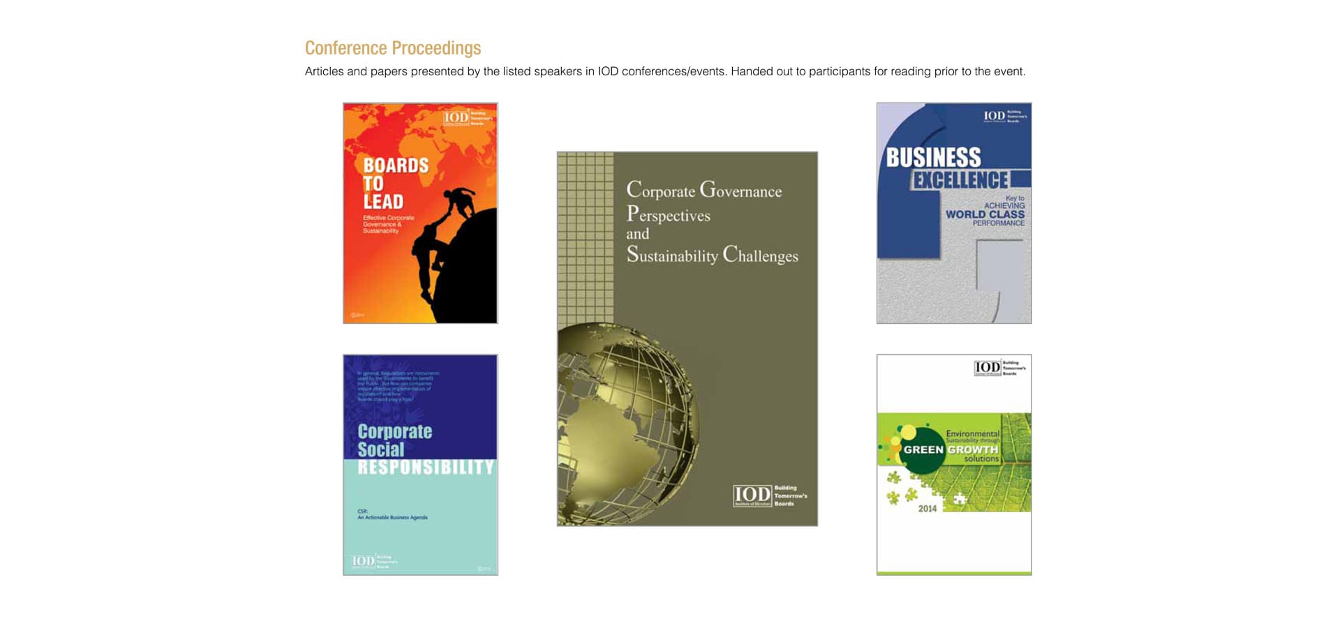 Institute of Directors Journey