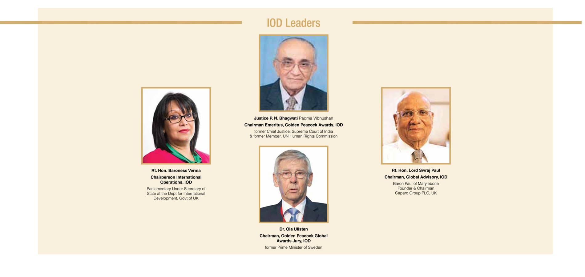 Institute of Directors Journey