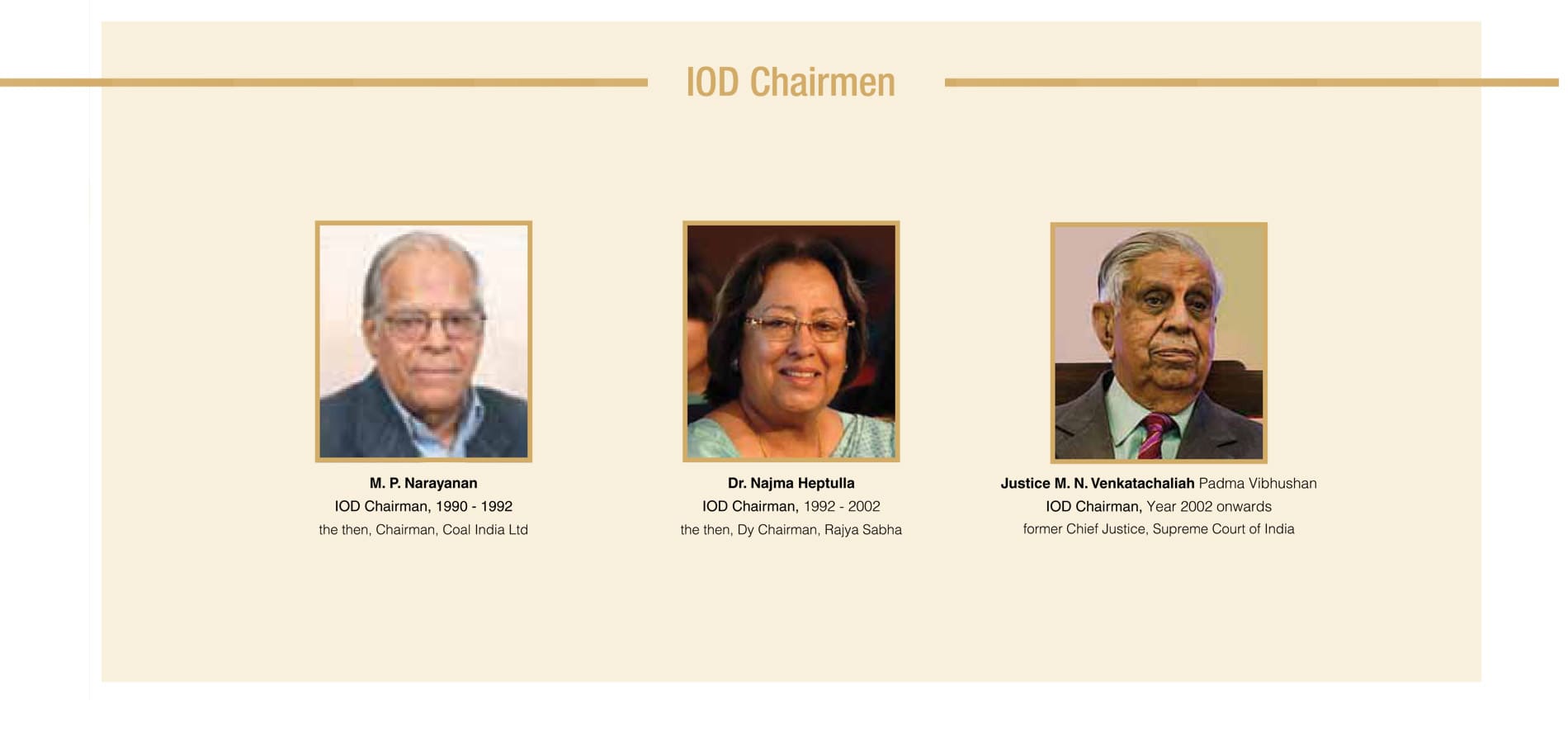 Institute of Directors Journey