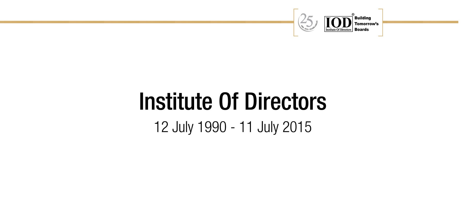 IOD Journey