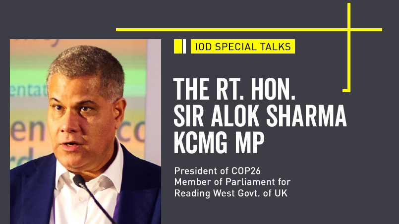 IOD SPECIAL TALKS  - Climate Change: An Existential Crisis