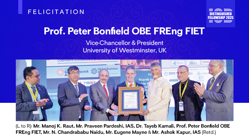 IOD Distinguished Fellowships - Prof. Peter Bonfield OBE FREng FIET