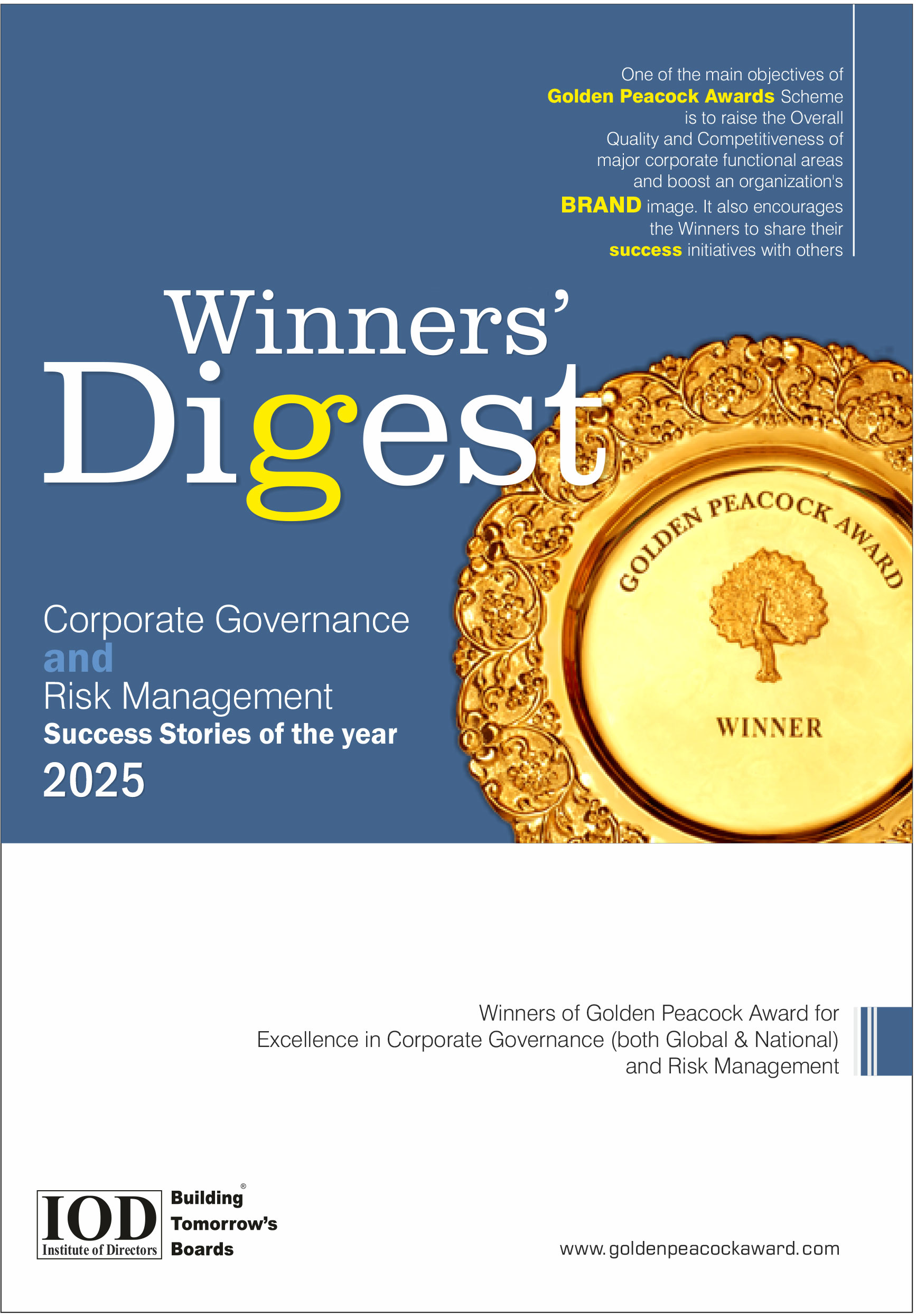 <b>Corporate Governance & Risk Management 2025</b>